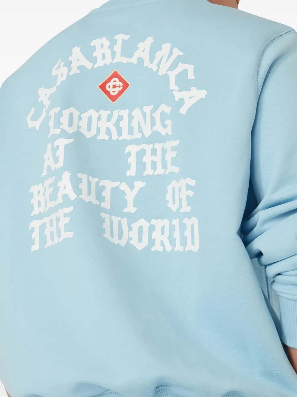 Casablanca The Beauty Of The World sweater Blauw