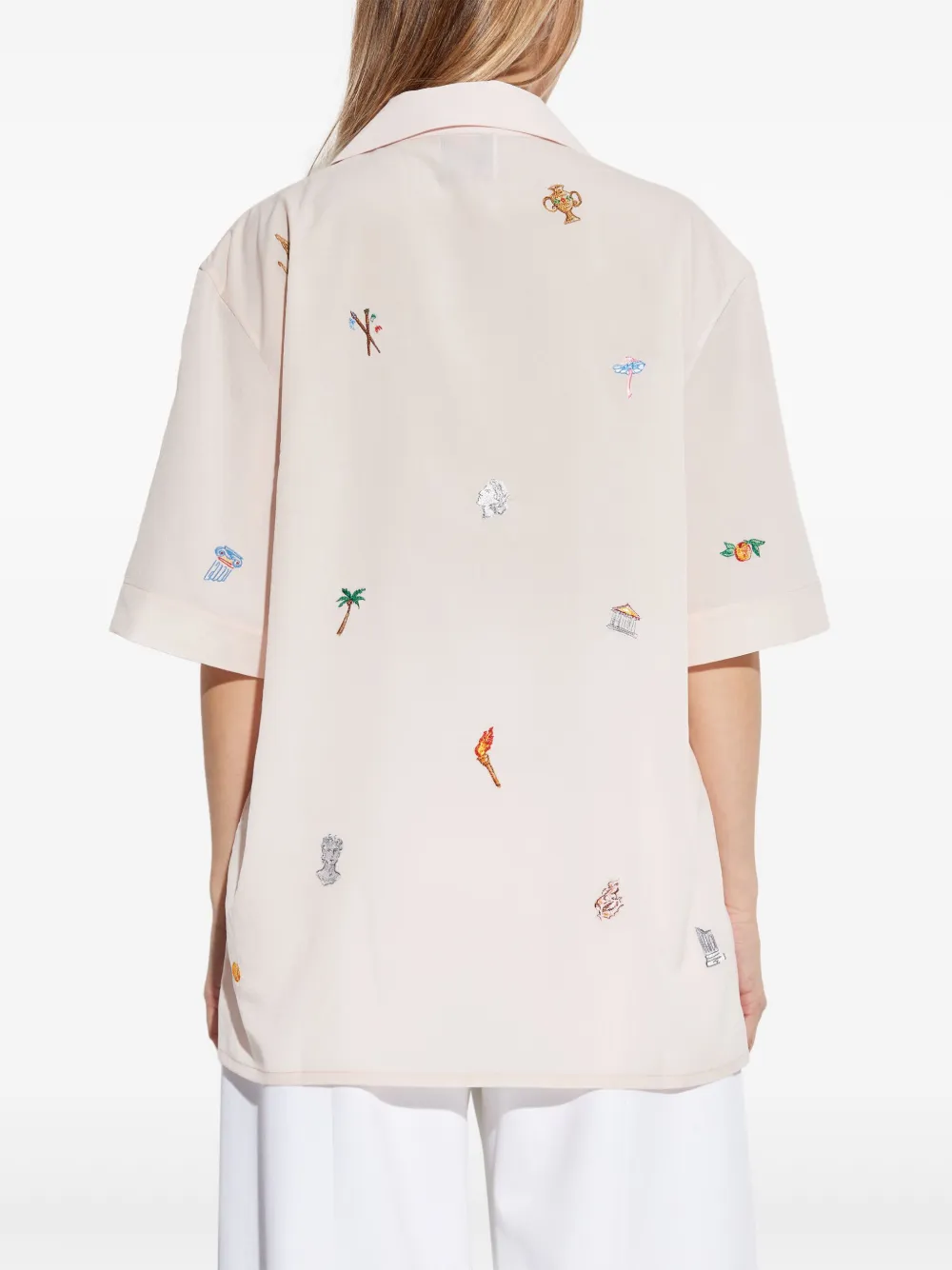 Casablanca Casa Icons blouse Roze