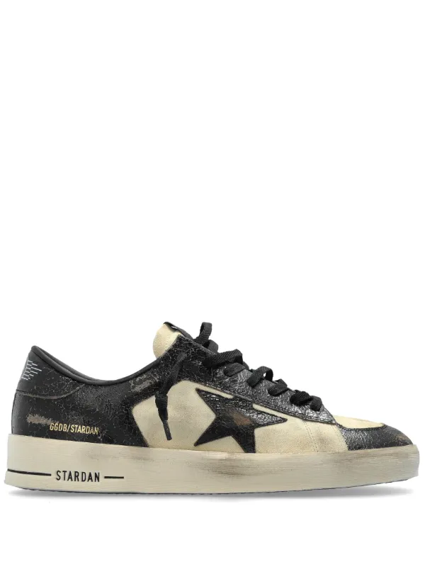 【送料&関税込】Golden Goose Super-star Sneakers Super-Star LTD with croc-print star and green heel tab