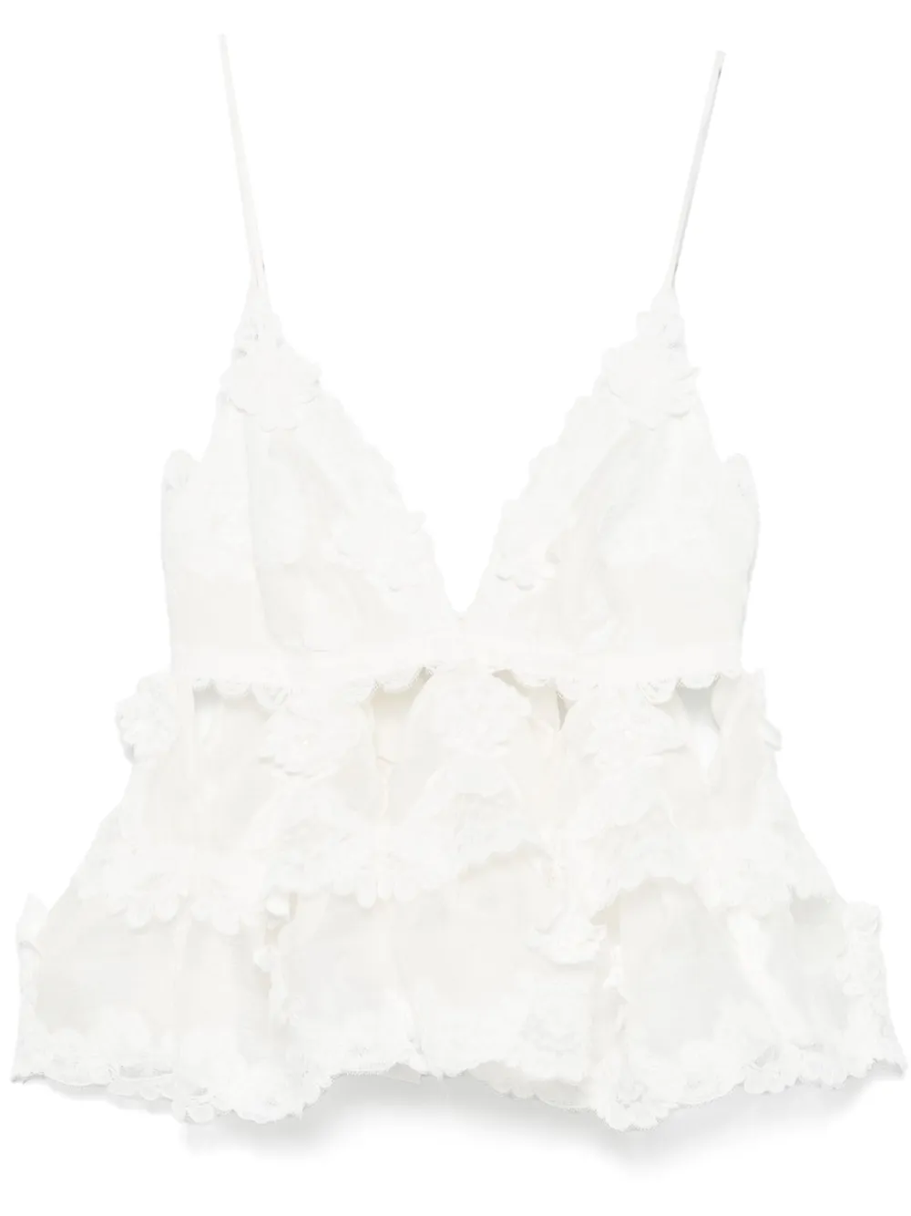 ZIMMERMANN top a capas con encaje | blanco | Image 1