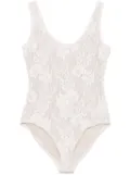 ZIMMERMANN lace scoop bodysuit - Pink