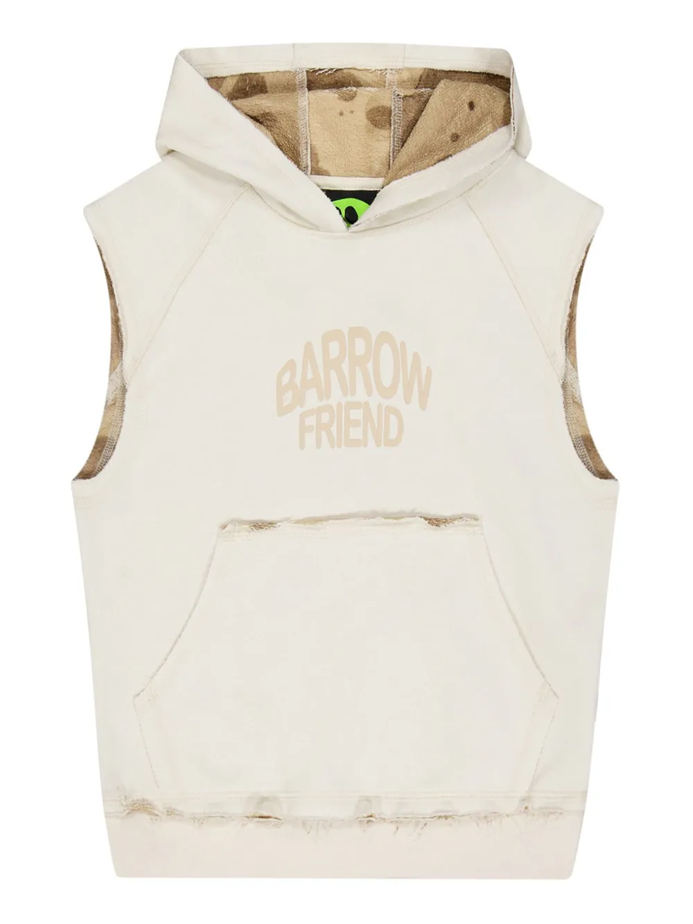 Barrow kids Hoodie met logoprint Wit