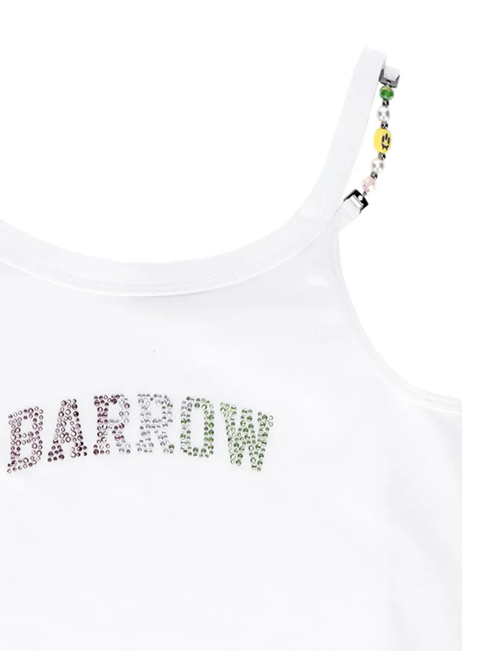 Barrow kids Tanktop met kralenketting Wit