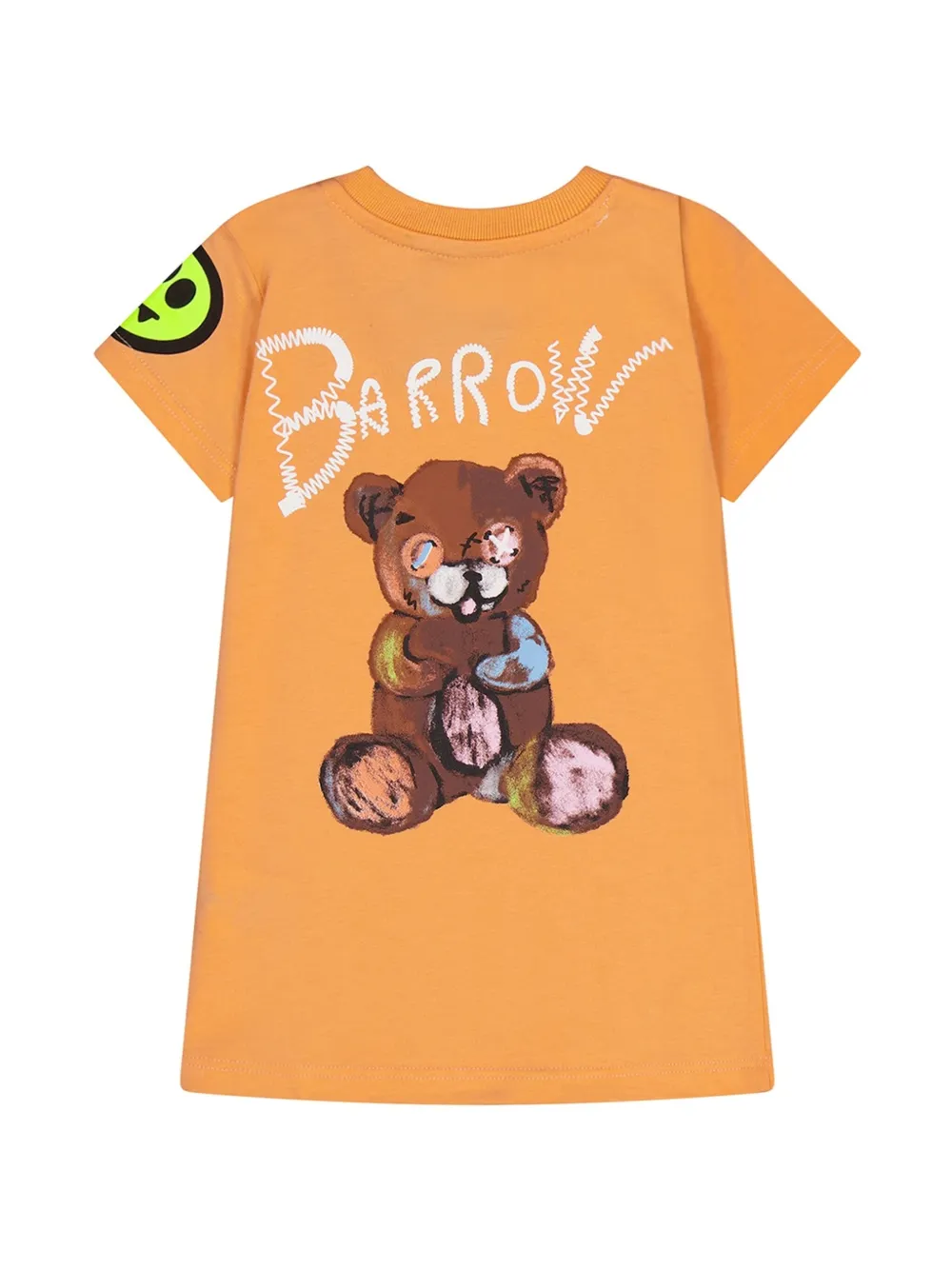 Barrow kids Jurk met logoprint - Oranje