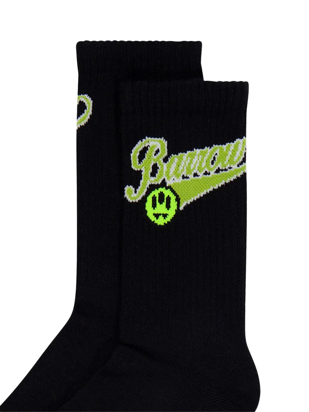 Barrow kids Sokken met intarsia logo Zwart