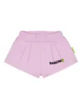 Barrow kids logo-print shorts - Pink