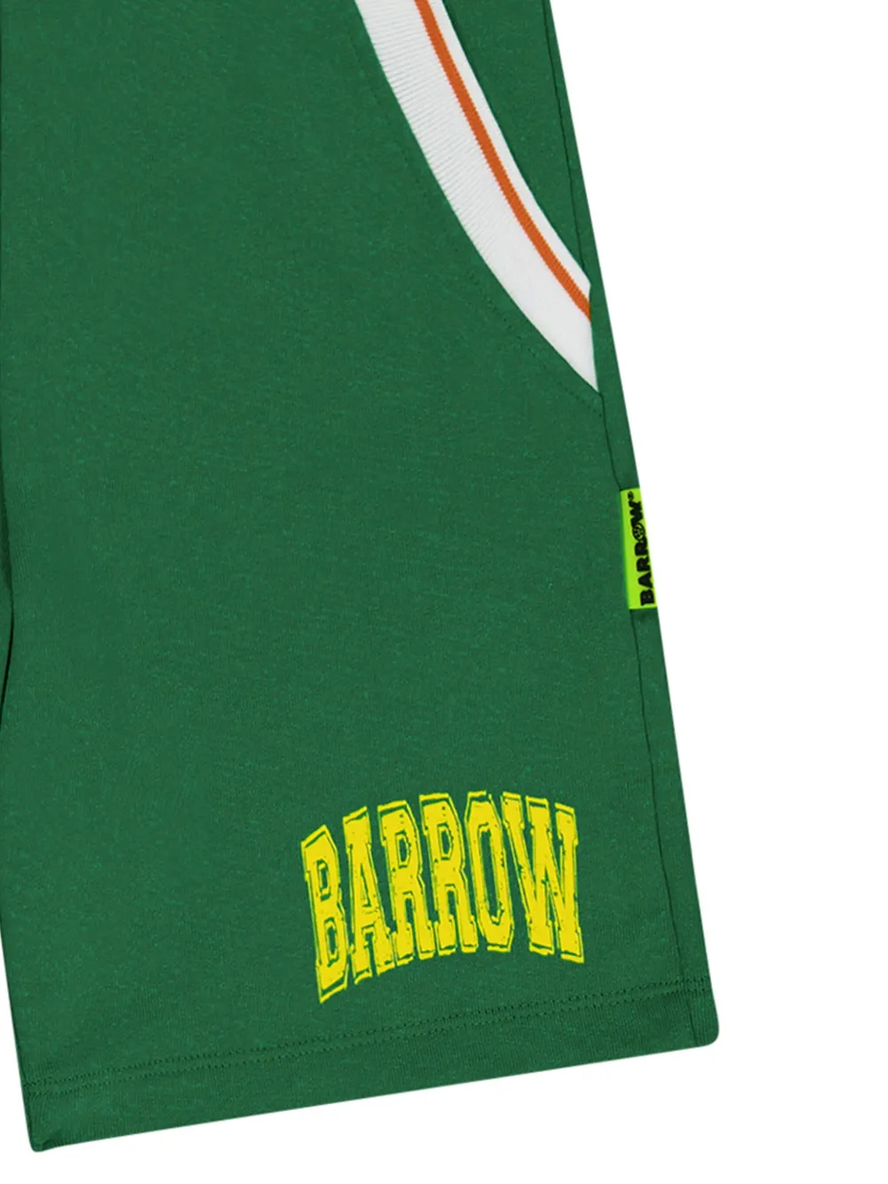 Barrow kids Trainingsshorts met logoprint Groen