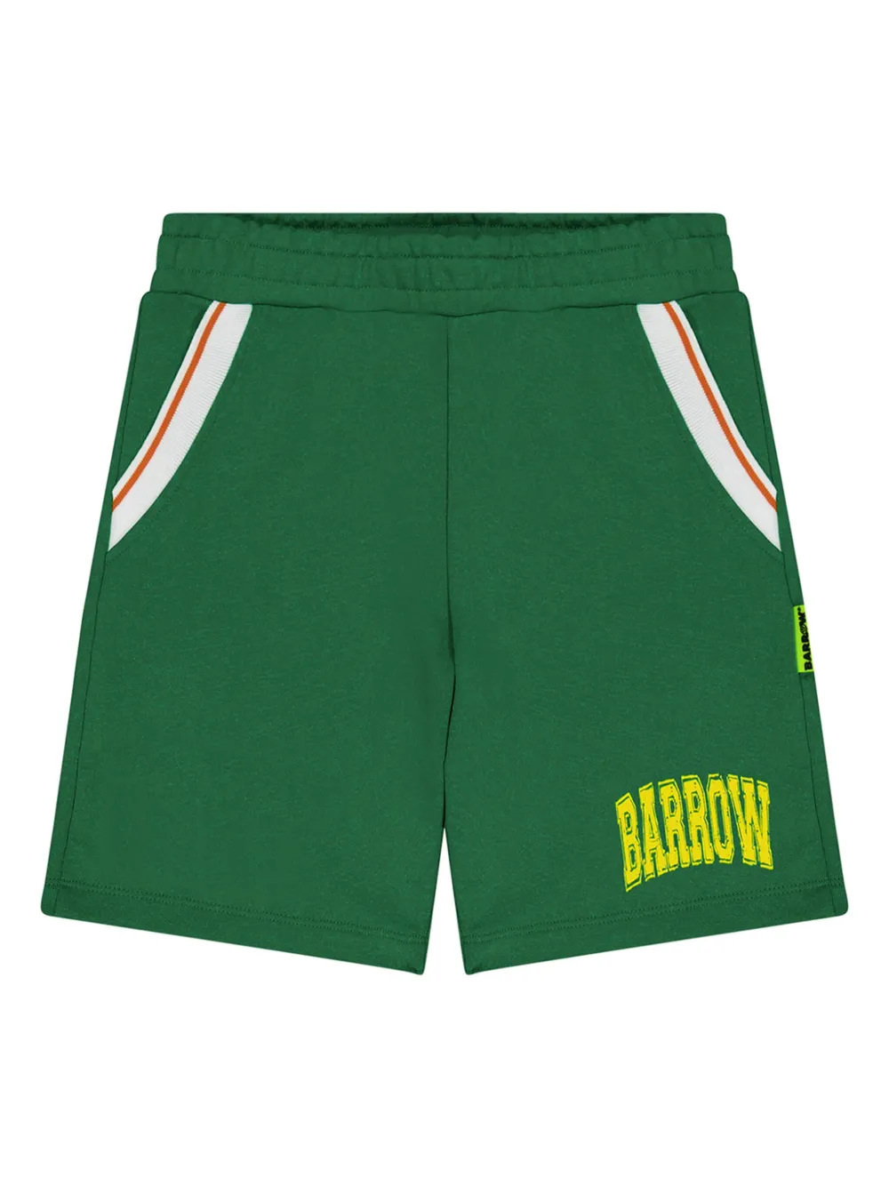 Barrow kids Trainingsshorts met logoprint Groen