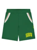 Barrow kids logo-print track shorts - Green