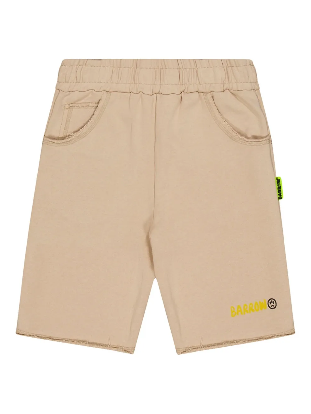 Barrow kids Shorts met logoprint Beige