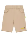 Barrow kids logo-print shorts - Neutrals