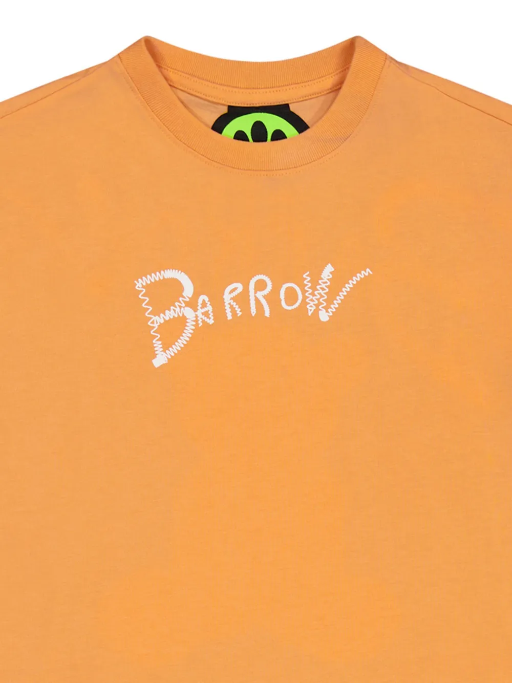 Barrow kids T-shirt met logo Oranje