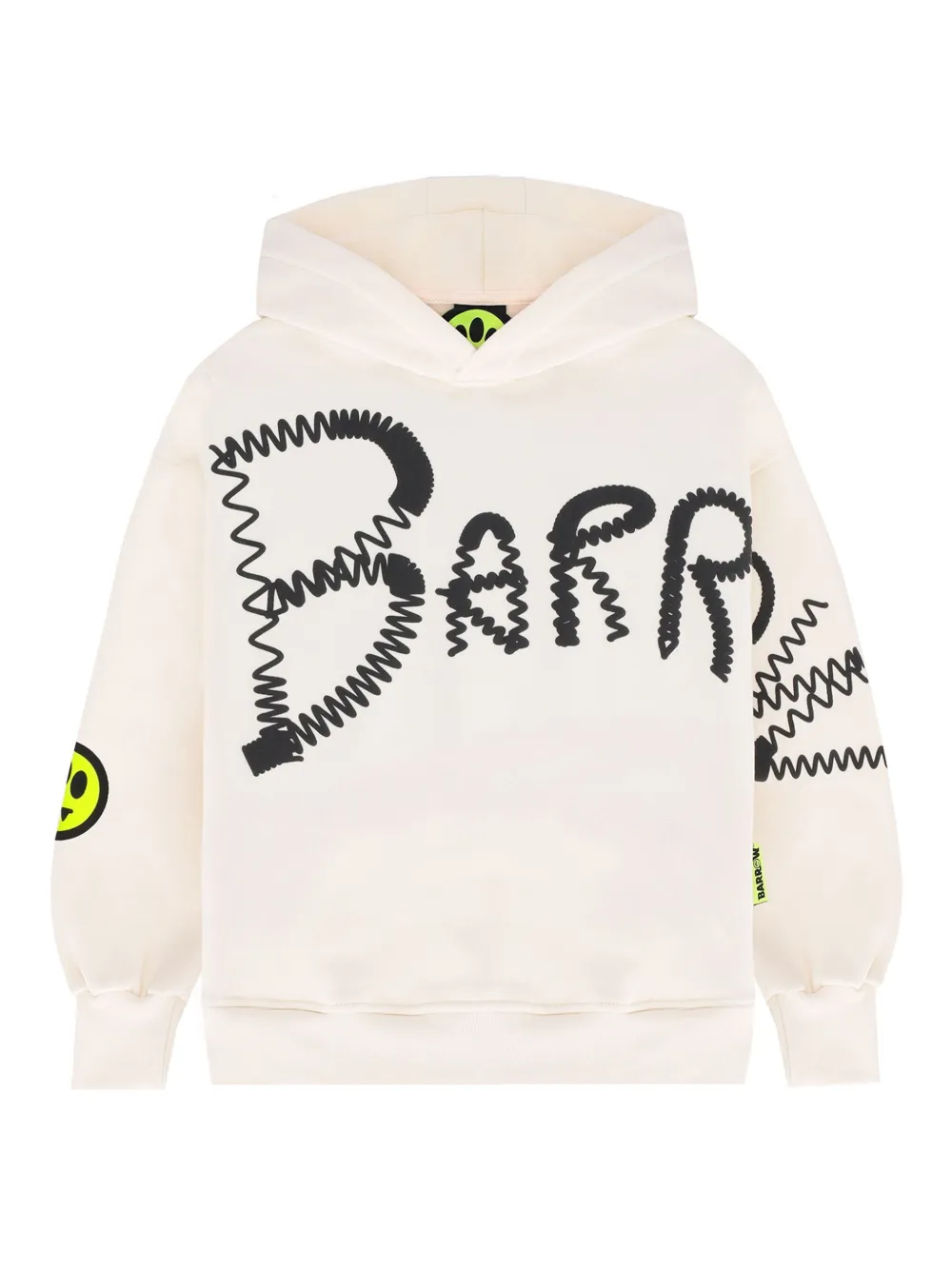 Barrow kids Hoodie met logoprint Beige