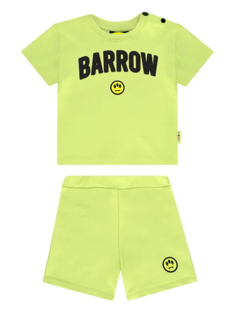 Barrow kids set de shorts con logo estampado