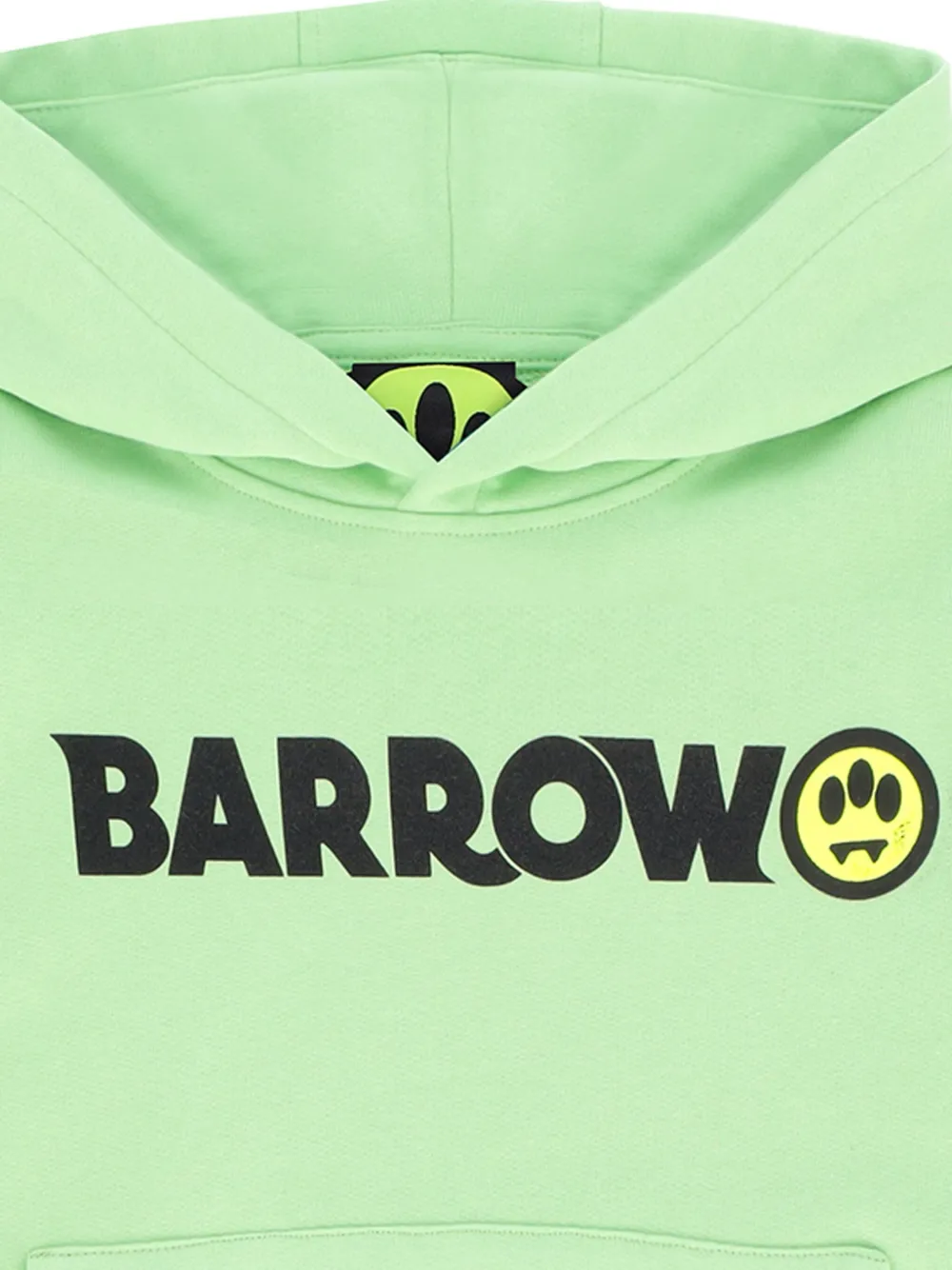 Barrow kids Hoodie met logoprint Groen