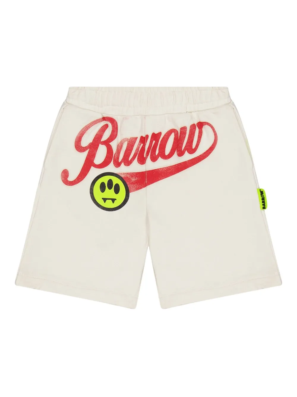 Barrow kids logo-print track shorts | White | Image 1