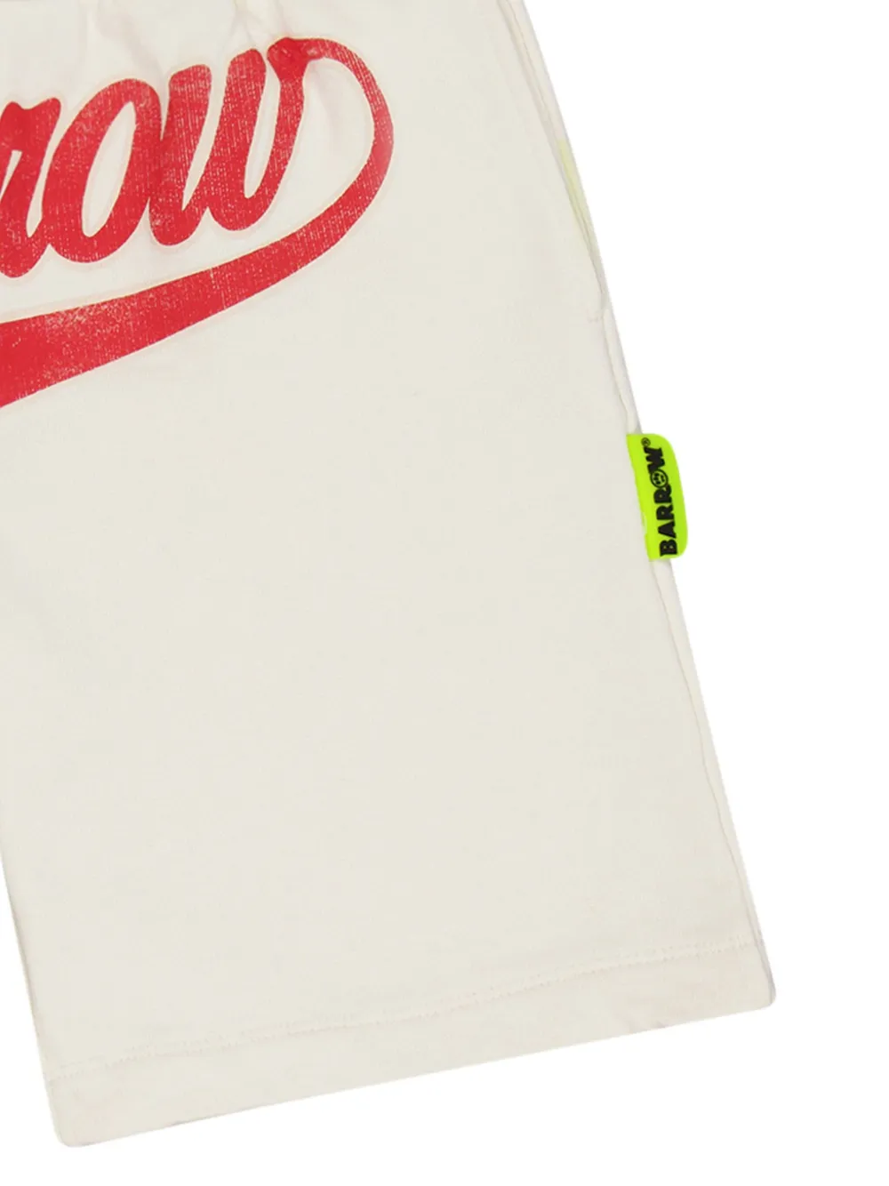 Barrow kids Trainingsshorts met logoprint Wit