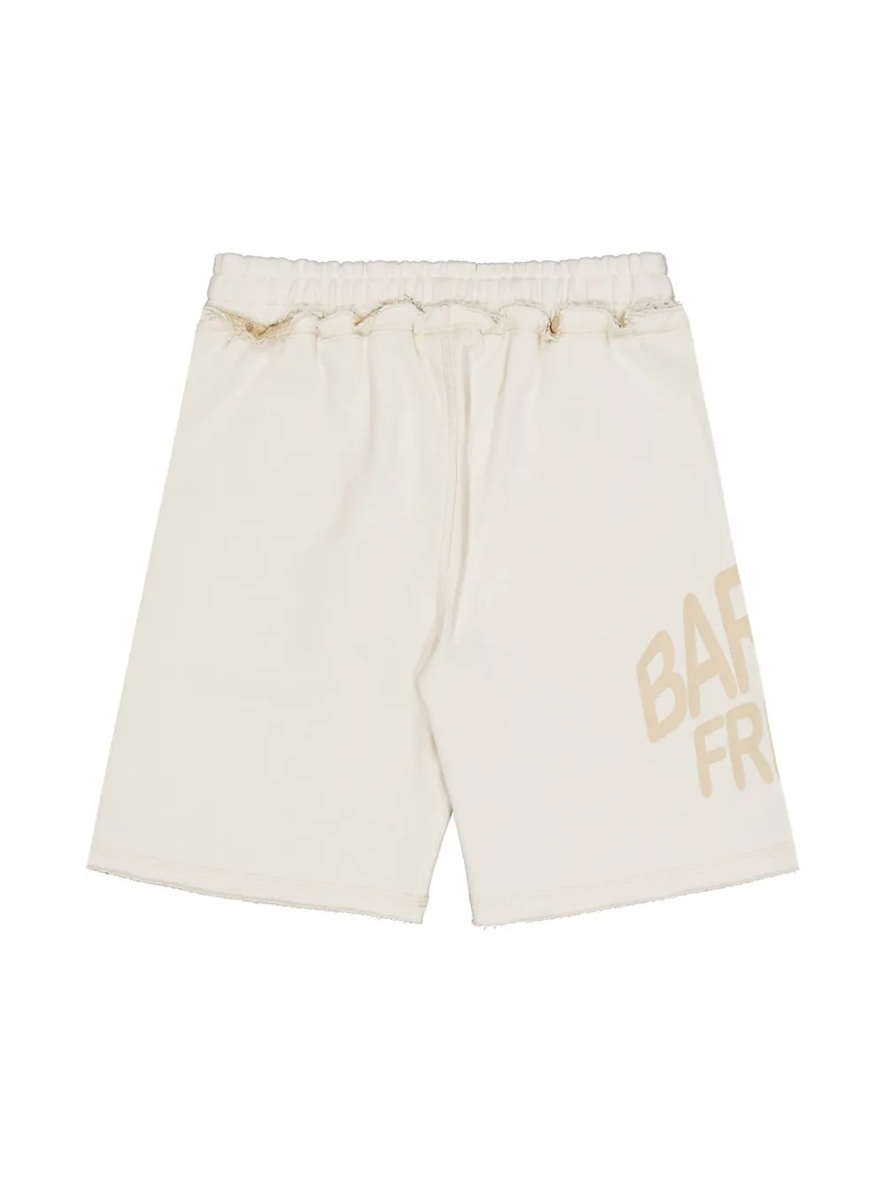 Barrow kids Trainingsshorts met logoprint - Beige