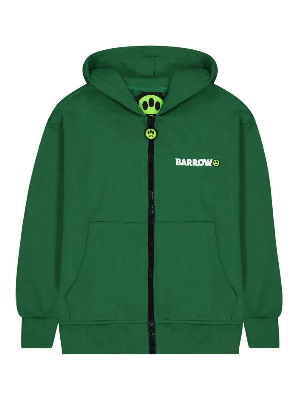 Barrow kids Hoodie met logoprint Groen