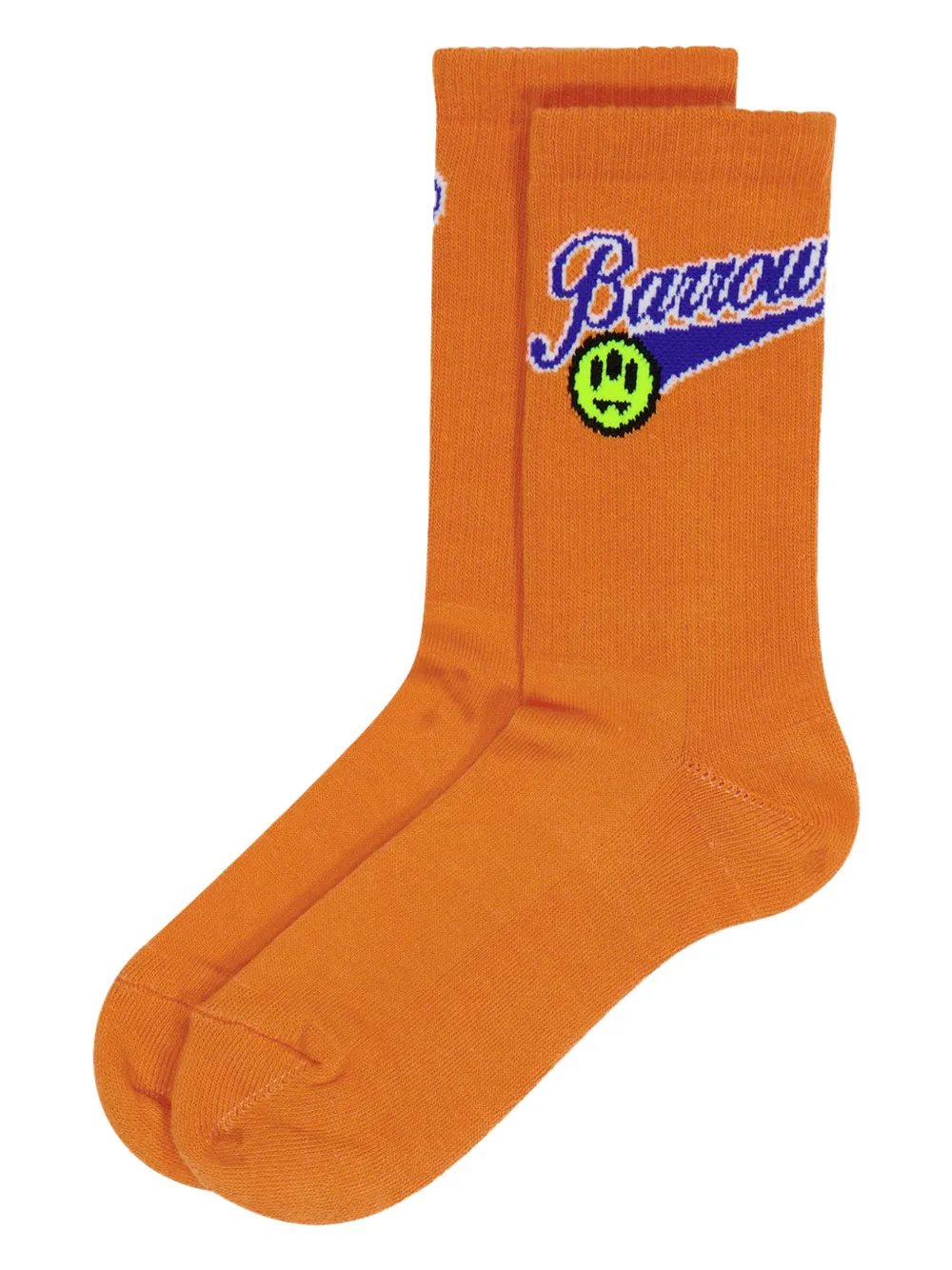 Barrow kids Sokken met intarsia logo Oranje