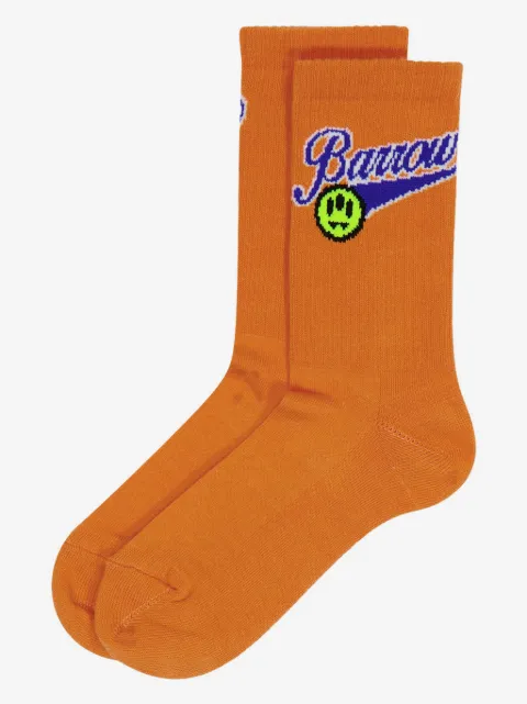 Barrow kids calcetines con logo en intarsia