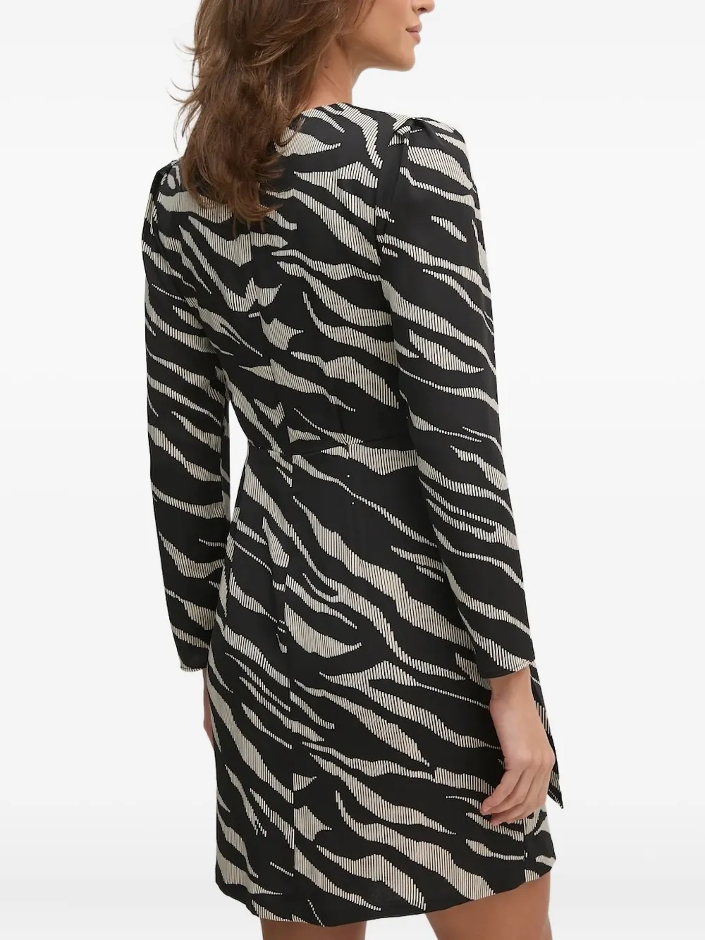 DKNY Mini-jurk met pofmouwen - Zwart