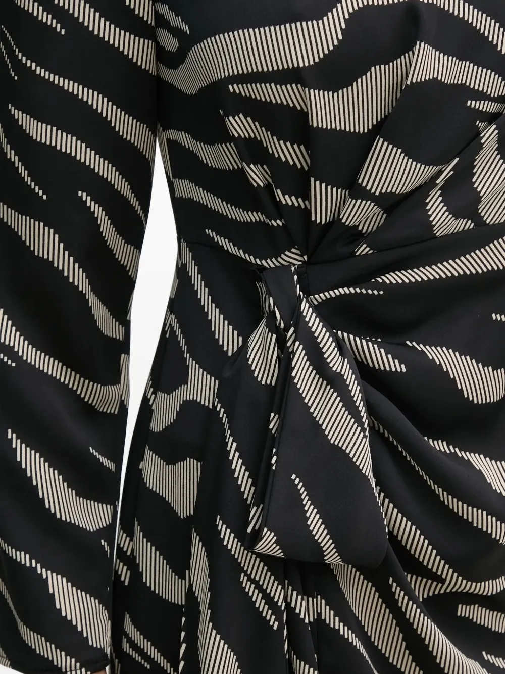 DKNY Mini-jurk met pofmouwen Zwart