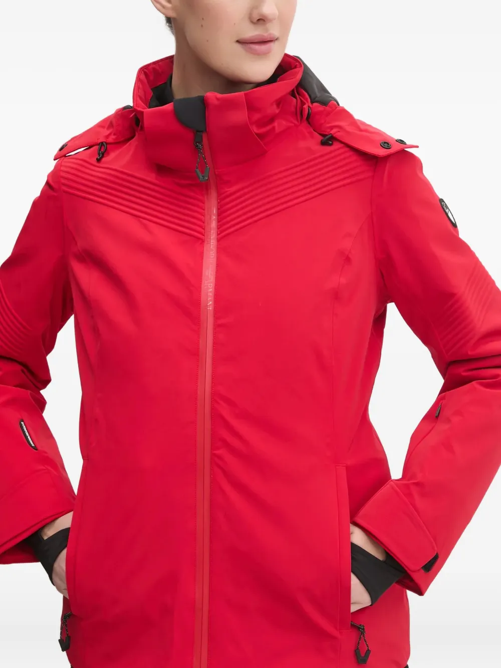 Ea7 Stratum 7 Ski Jacket In Red