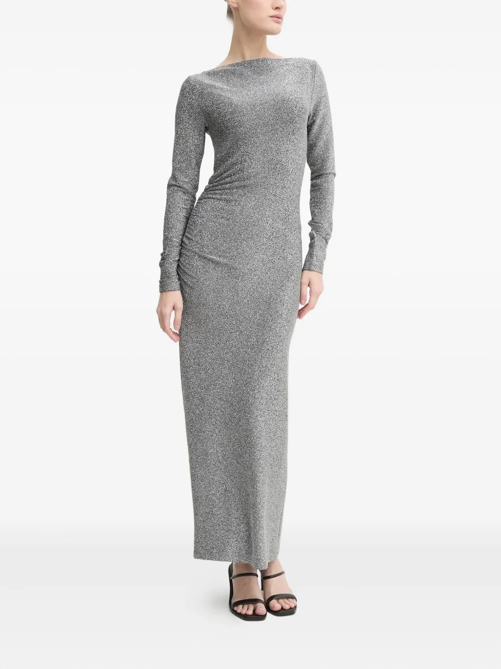 Day Birger Et Mikkelsen Halsey long-sleeve maxi dress | Grey | Image 1