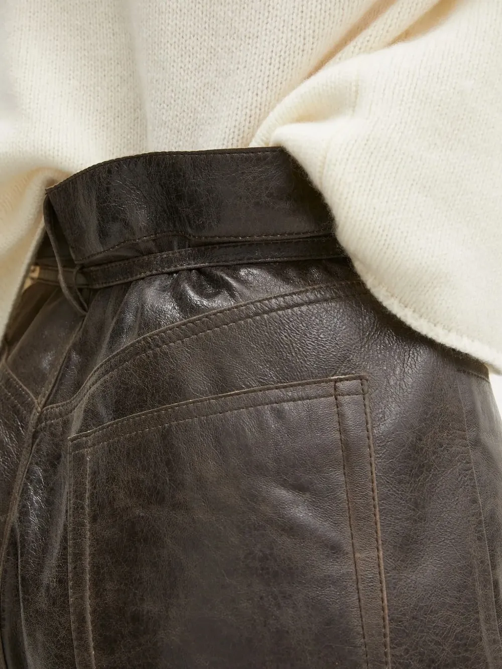 Day Birger Et Mikkelsen Broek met trekkoord Bruin