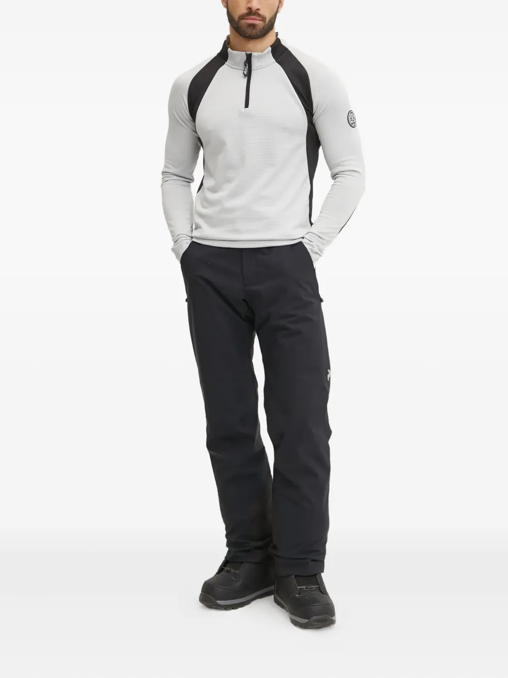 Ea7 Emporio Armani top para nieve con paneles y cierre | Tops para nieve | Image 2