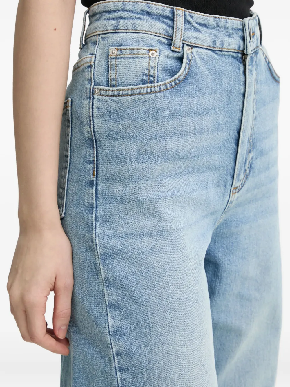 Day Birger Et Mikkelsen High-waisted Straight-leg Jeans In Blue