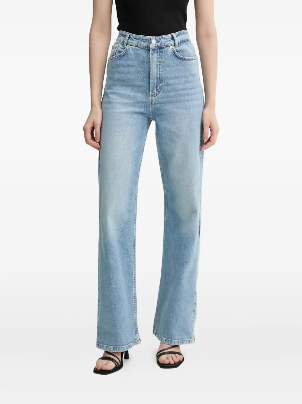 Day Birger Et Mikkelsen High-waisted Straight-leg Jeans In Blue