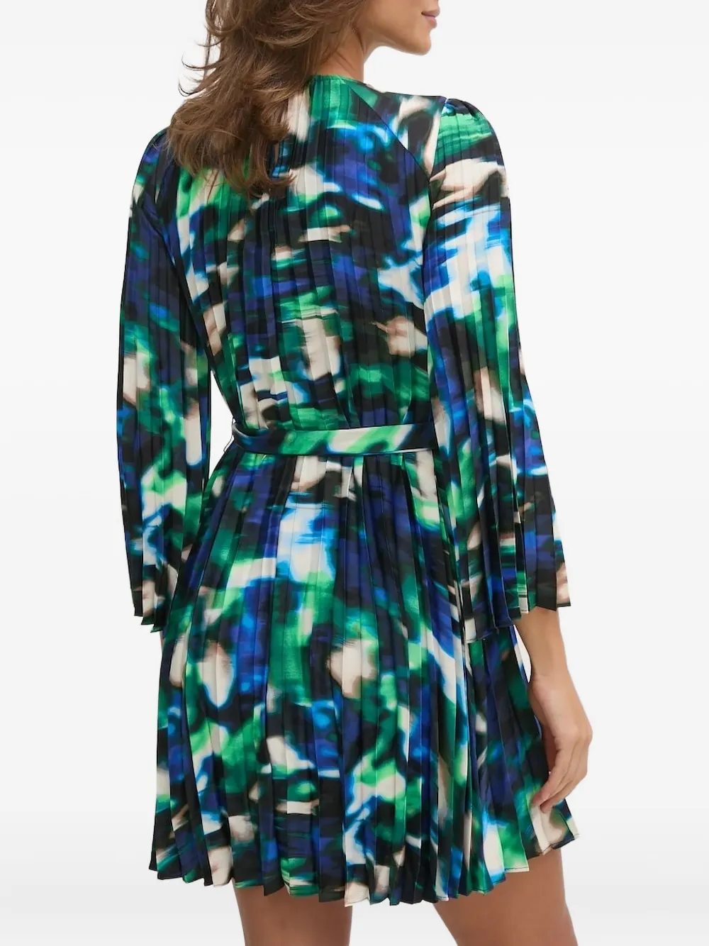 DKNY Jurk met abstracte print - Groen