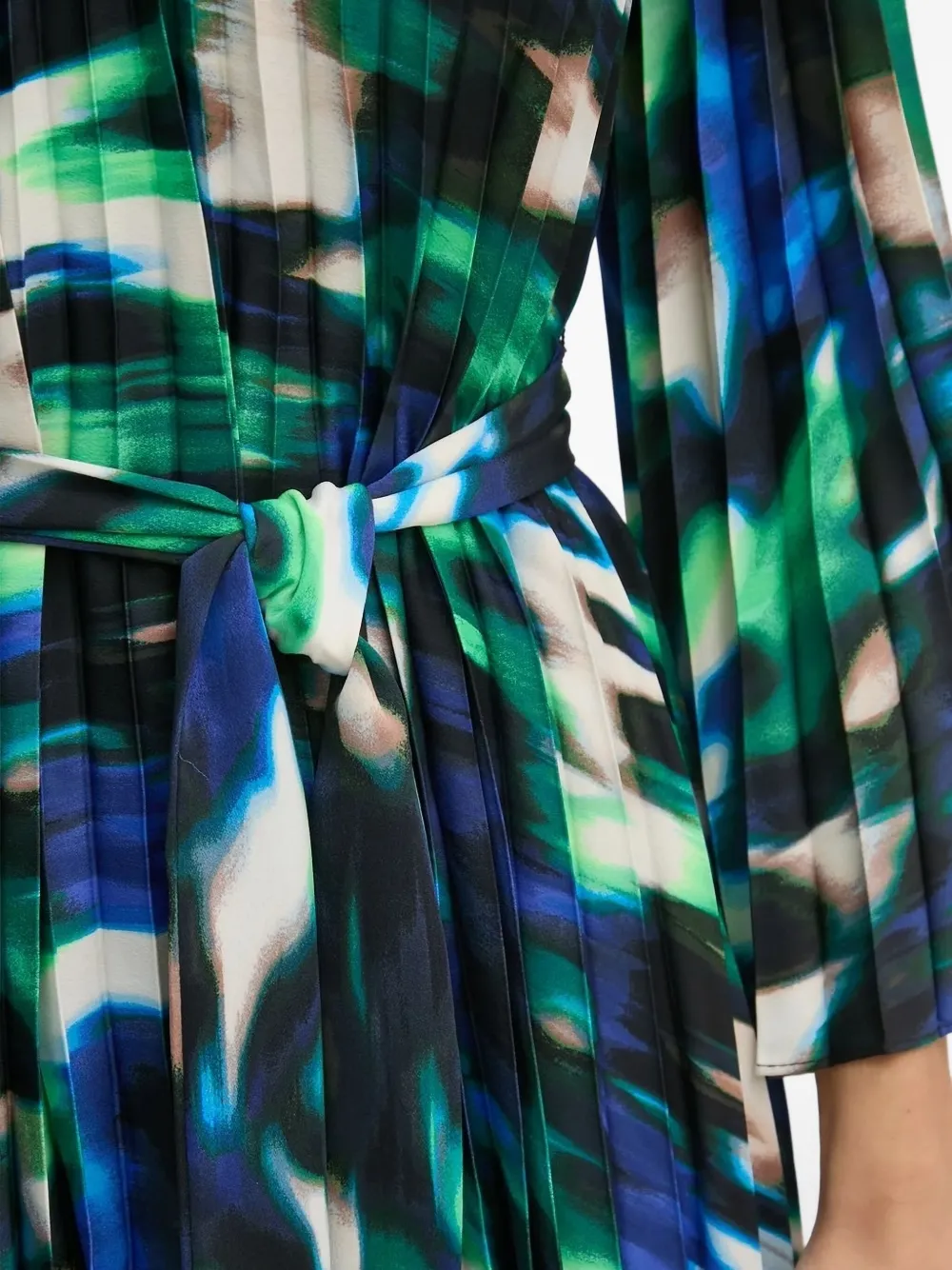 DKNY Jurk met abstracte print Groen