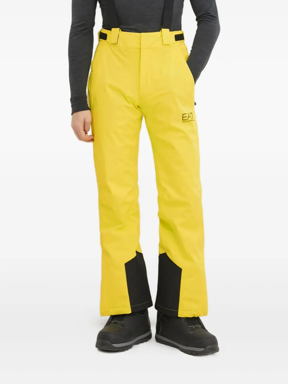 Ea7 Emporio Armani Skibroek met logoprint Geel