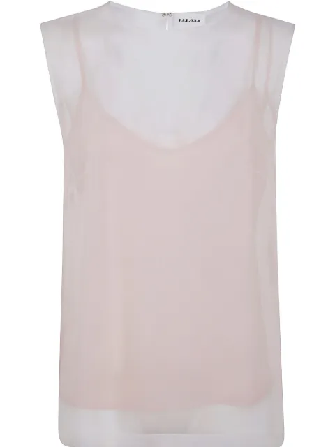 P.A.R.O.S.H. semi-sheer T-shirt 