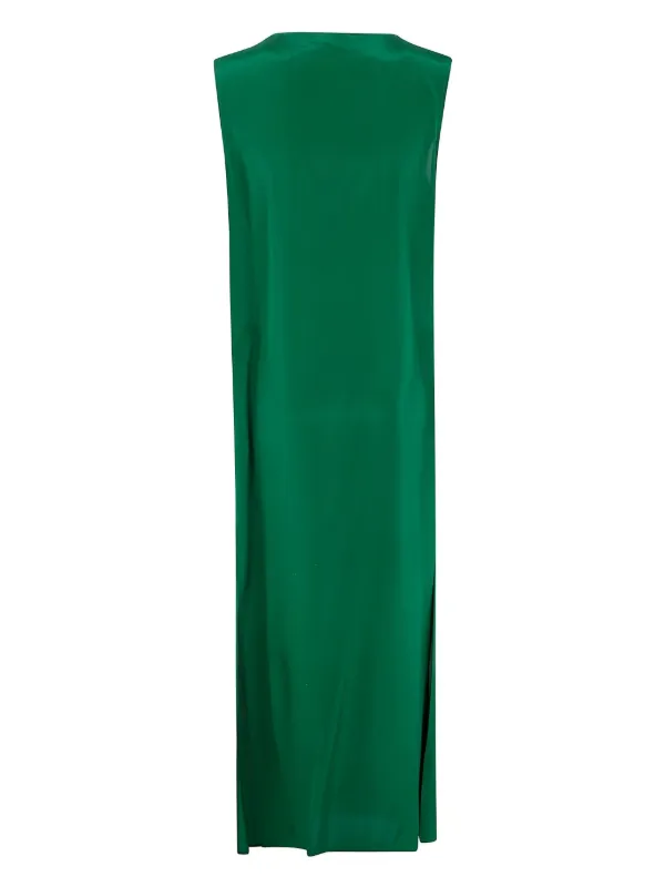 P.a.r.o.s.h Drape-Neck Shift Dress - Green