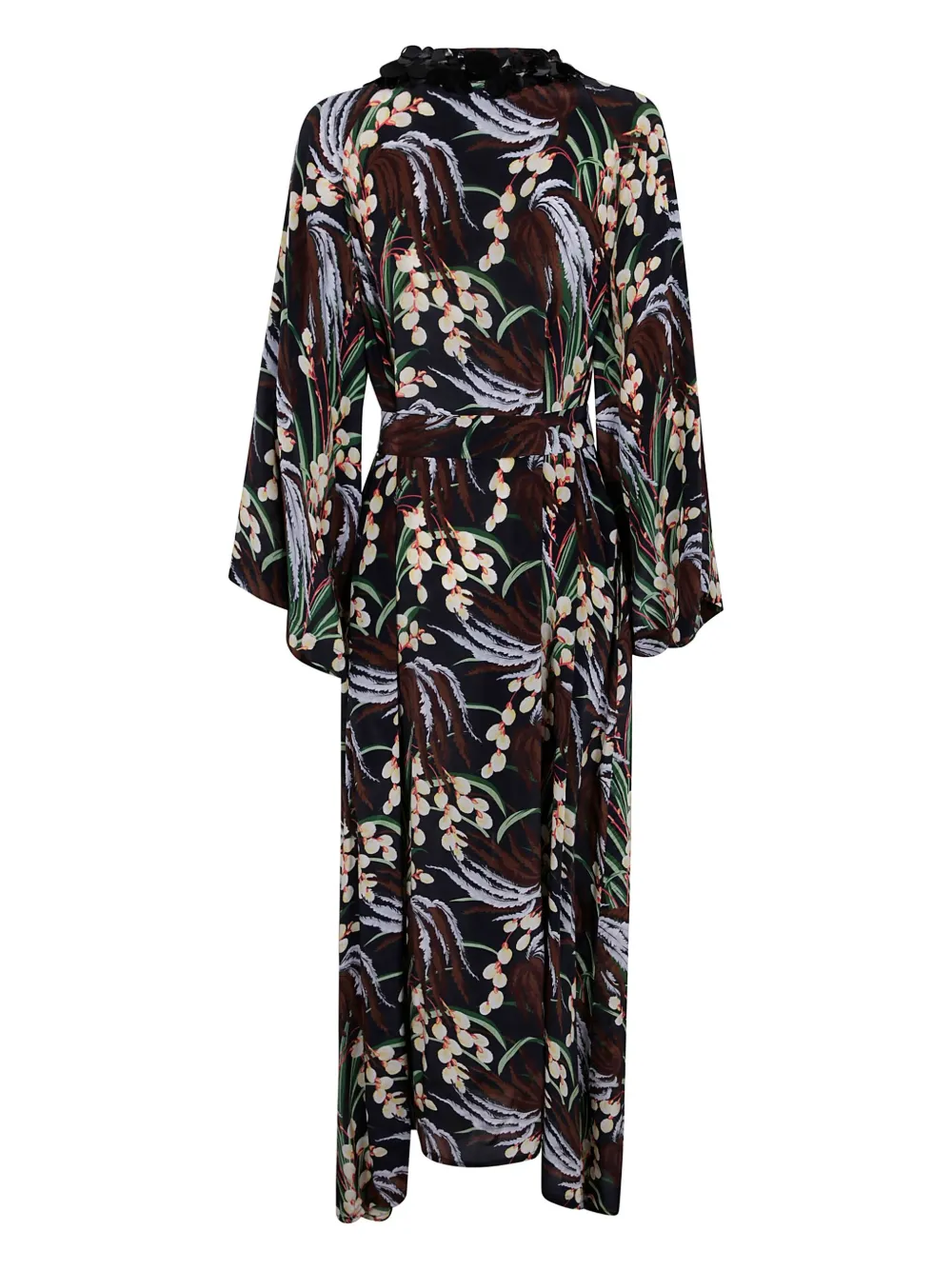 P.A.R.O.S.H. printed maxi dress - Zwart