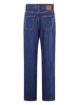 パンツ PAROSH Women Straight Pants D230751846 Blue NVPANT50416-1_db365f51-26bb-