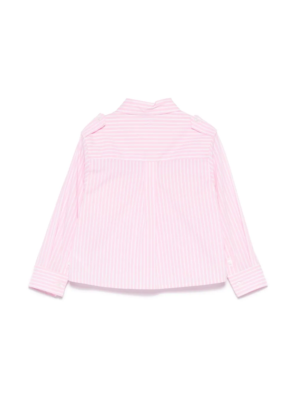 MSGM Kids Gestreept shirt - Roze