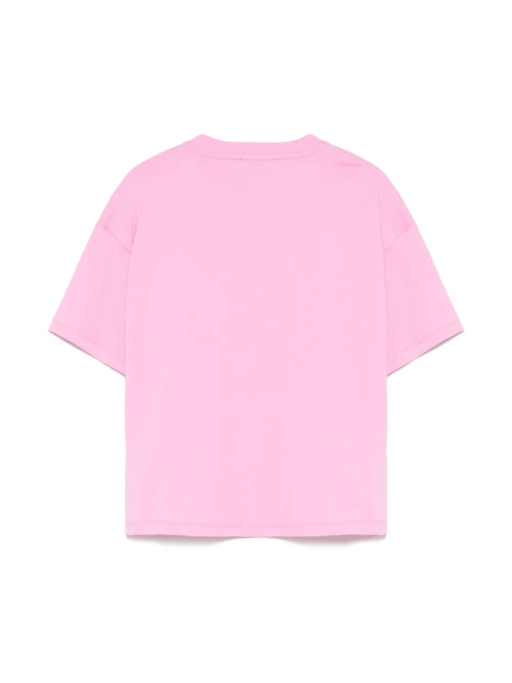 MSGM Kids T-shirt verfraaid met logo - Roze