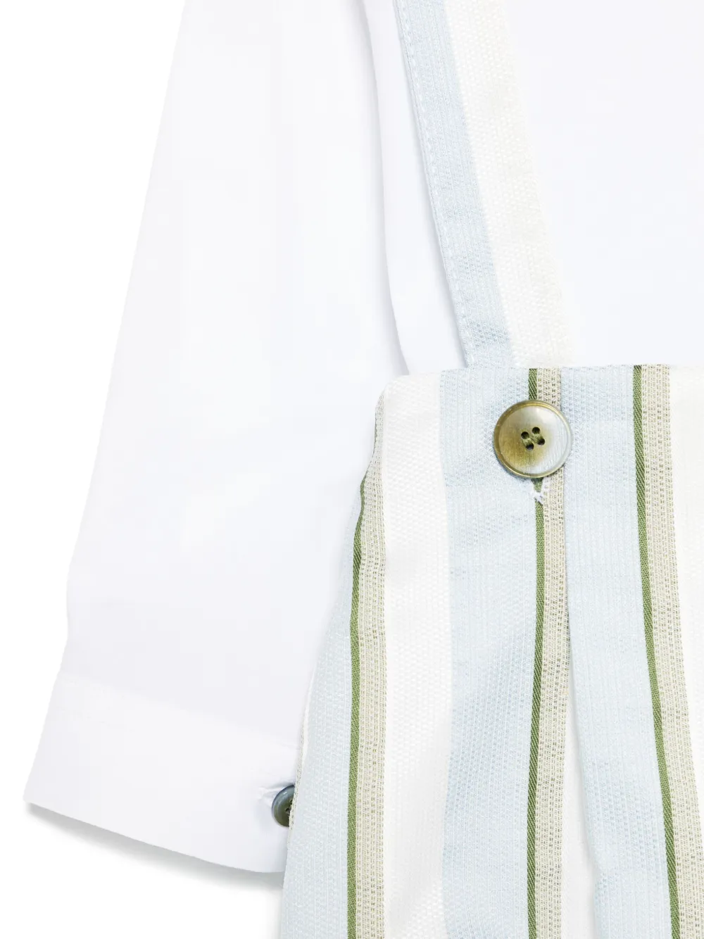 Colorichiari Gestreept shirt en shorts Groen