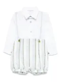 Colorichiari striped shirt and shorts set - Green