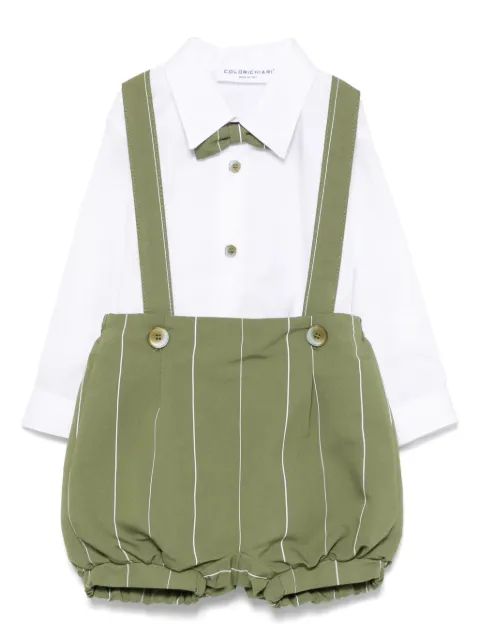 Colorichiari striped shorts set