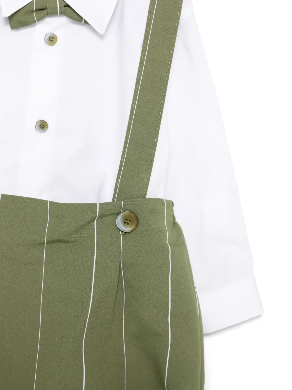 Colorichiari Gestreepte shorts Groen