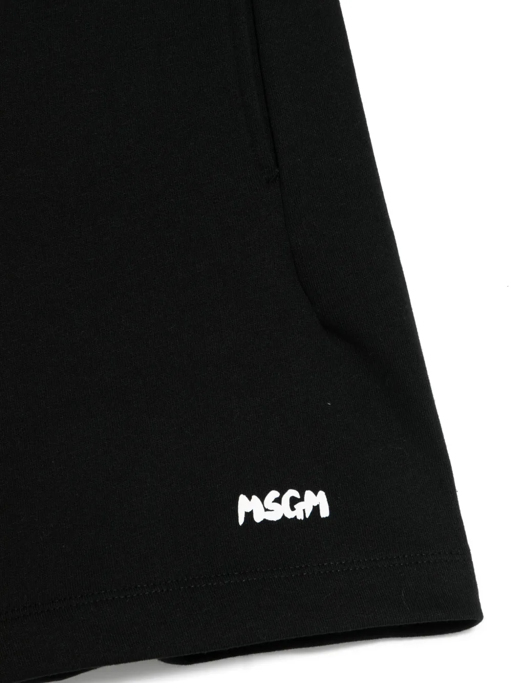 MSGM Kids Shorts met logoprint Zwart