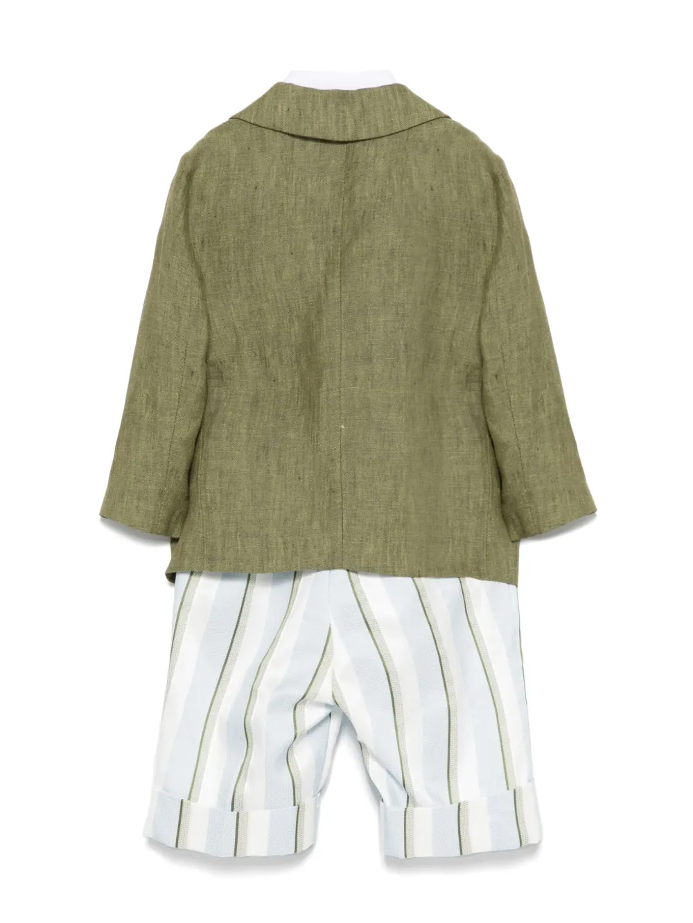 Colorichiari Conjunto de blazer, camisa e bermuda com listras | Conjunto de shorts | Image 2