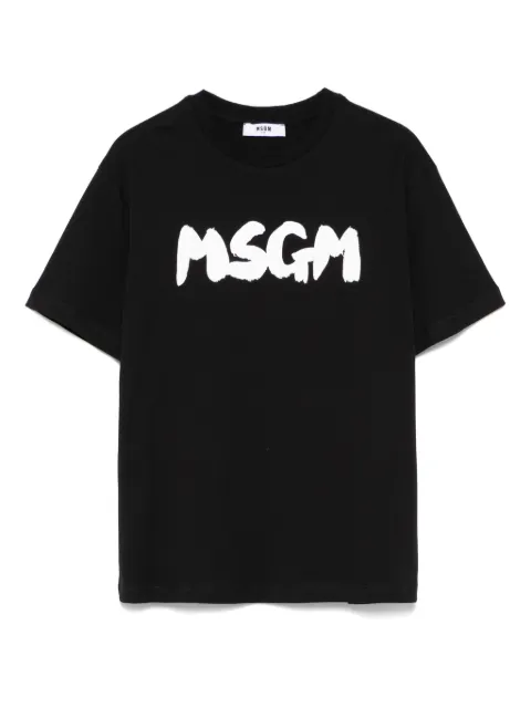 MSGM Kids playera con logo estampado