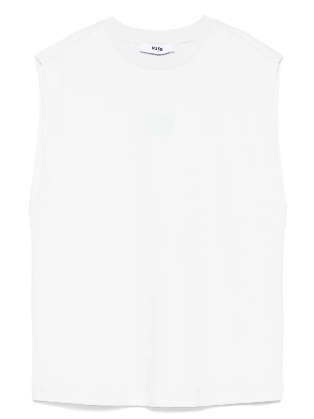 MSGM Kids Tanktop met logoprint Groen